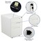 Emma and Oliver Ergonomic 3-Drawer Mobile Locking Filing Cabinet Storage Organizer